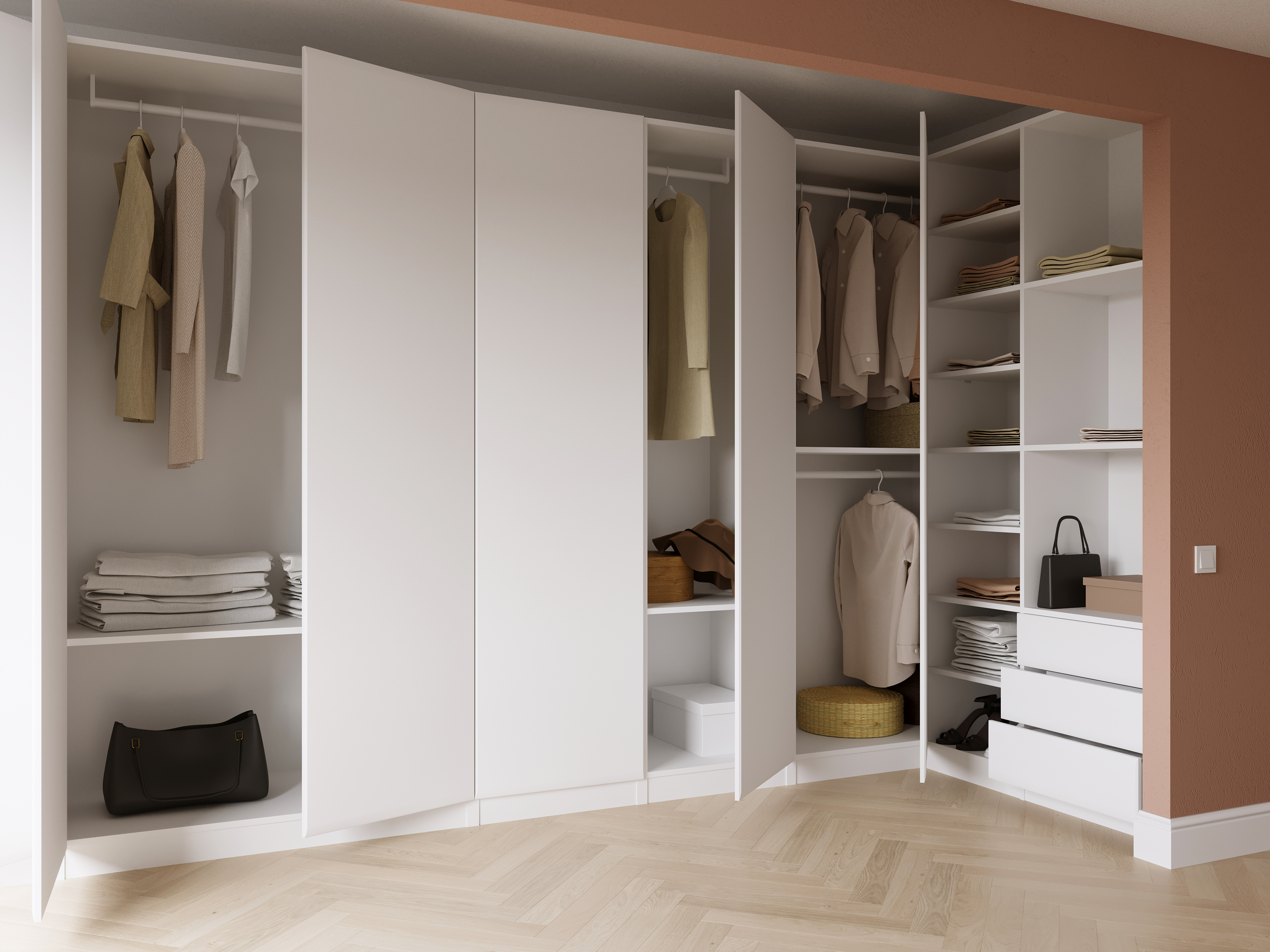 Made-to-measure bedroom wardrobe fronts: making living dreams come true!